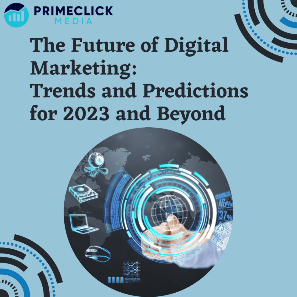 The Future of Digital Marketing: Trends and Predictions for 2023 and Beyond